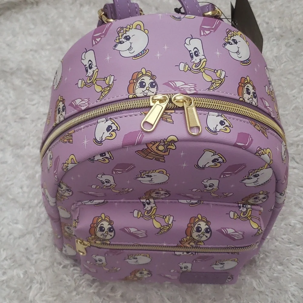 Loungefly Beauty and the Beast  Princess Belle's buddies backpack